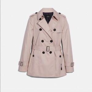 Coach Short Trench Coat